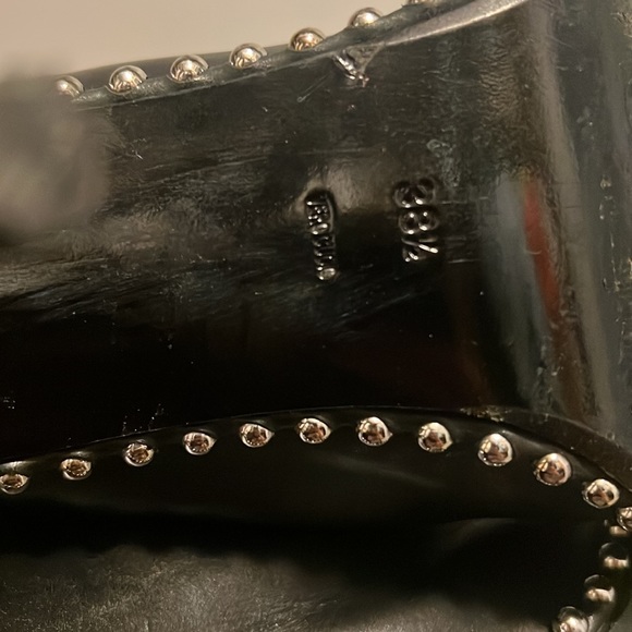 Alexander Wang studded black leather mule heels - Picture 6 of 6